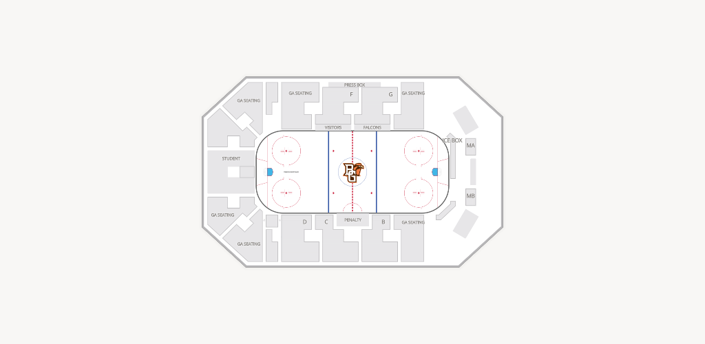 Slater Family Ice Arena Seating Chart