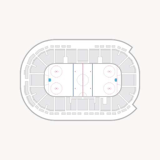 Sleeman Centre seating chart