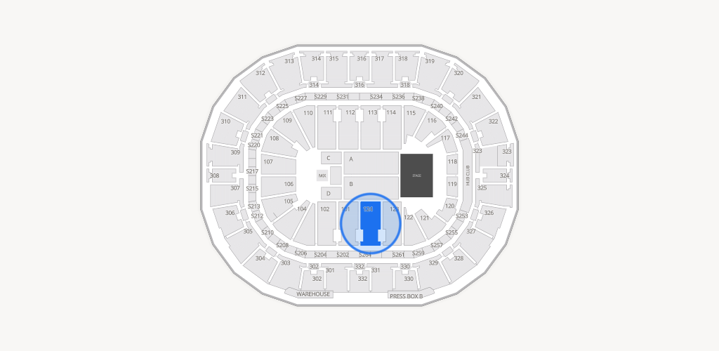Smoothie King Center Seating Chart