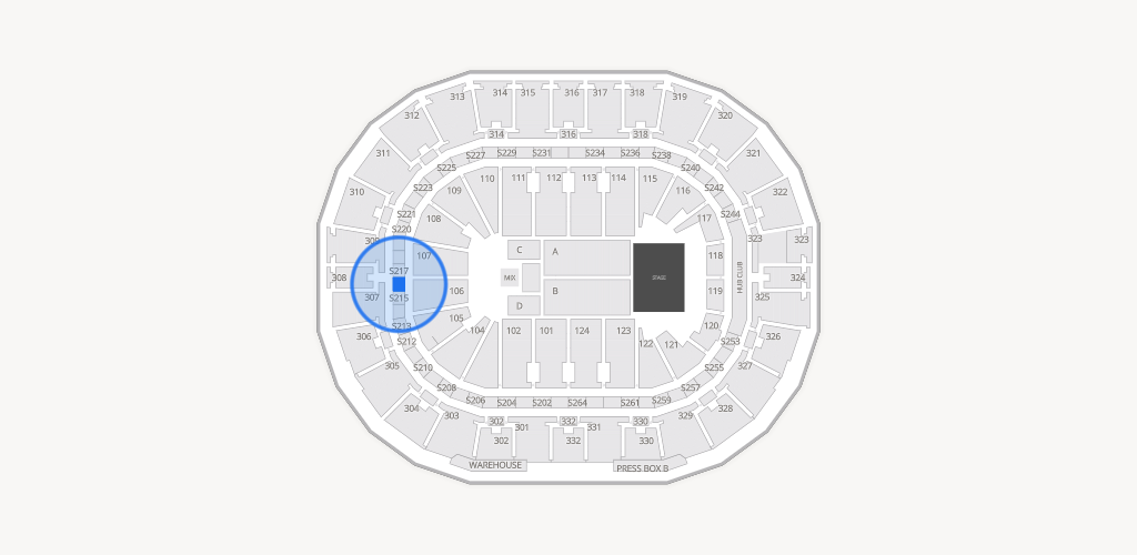 Smoothie King Center Seating Chart