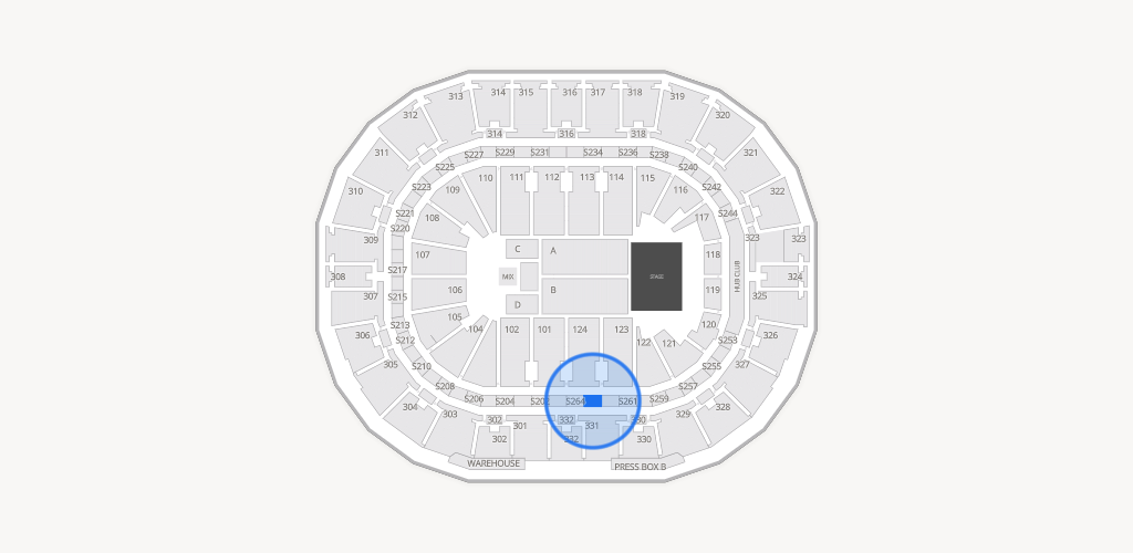Smoothie King Center Seating Chart