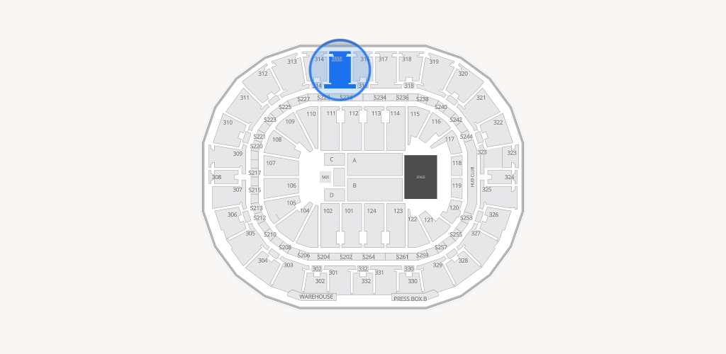 Smoothie King Center Seating Chart