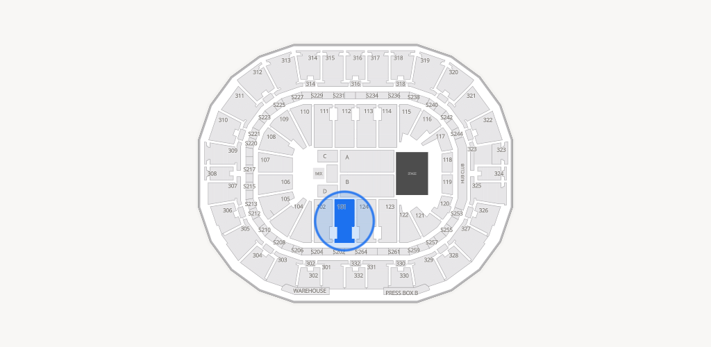 Smoothie King Center Seating Chart