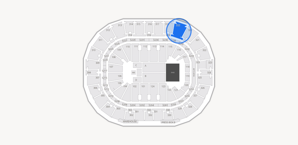 Smoothie King Center Seating Chart
