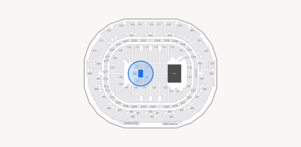 Smoothie King Center Seating Chart