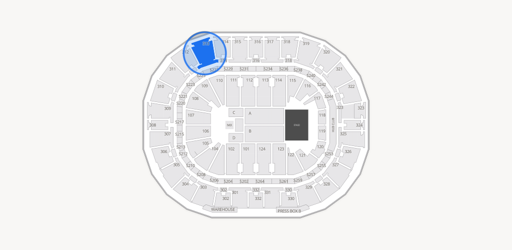 Smoothie King Center Seating Chart