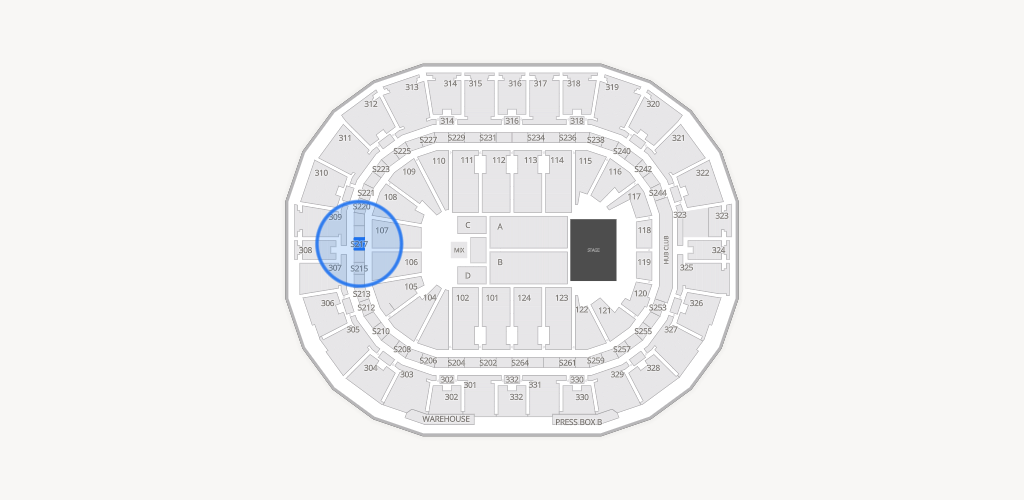 Smoothie King Center Seating Chart