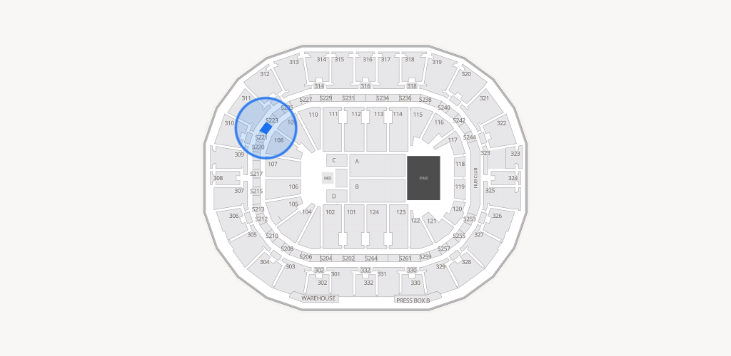 Smoothie King Center Seating Chart
