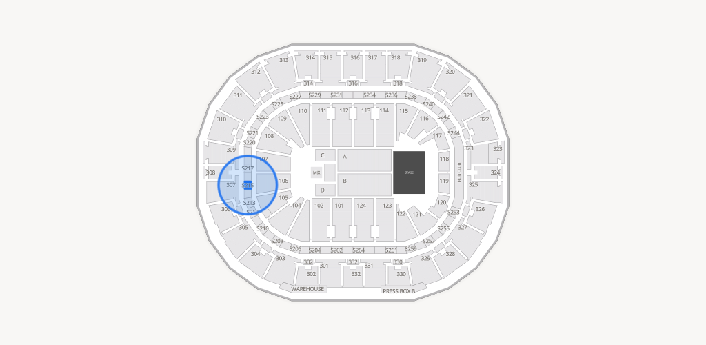 Smoothie King Center Seating Chart
