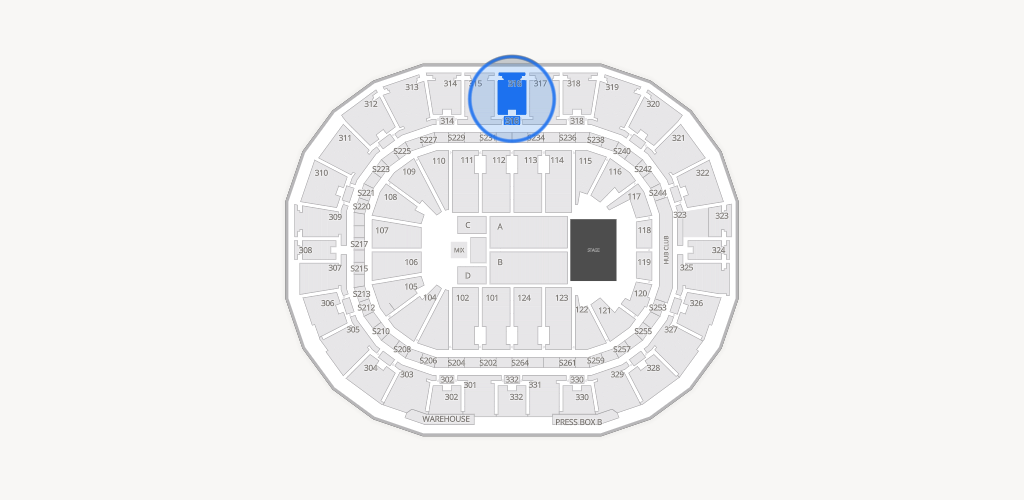 Smoothie King Center Seating Chart