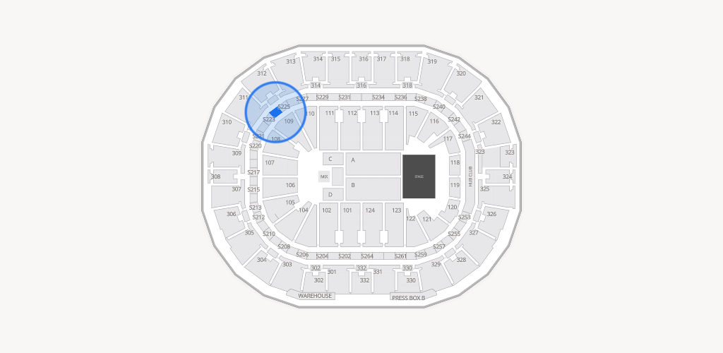 Smoothie King Center Seating Chart