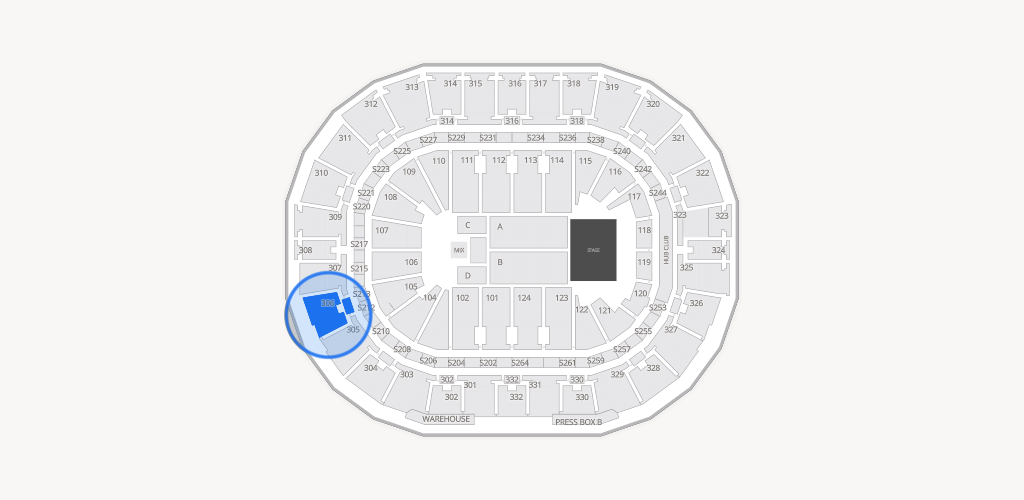Smoothie King Center Seating Chart
