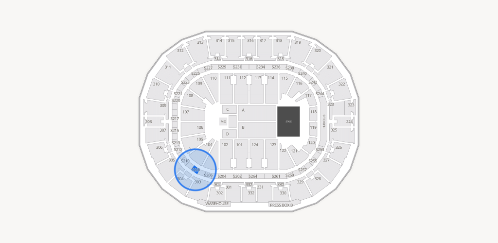 Smoothie King Center Seating Chart
