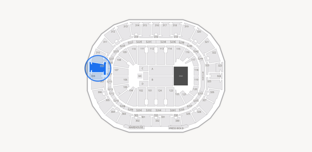 Smoothie King Center Seating Chart