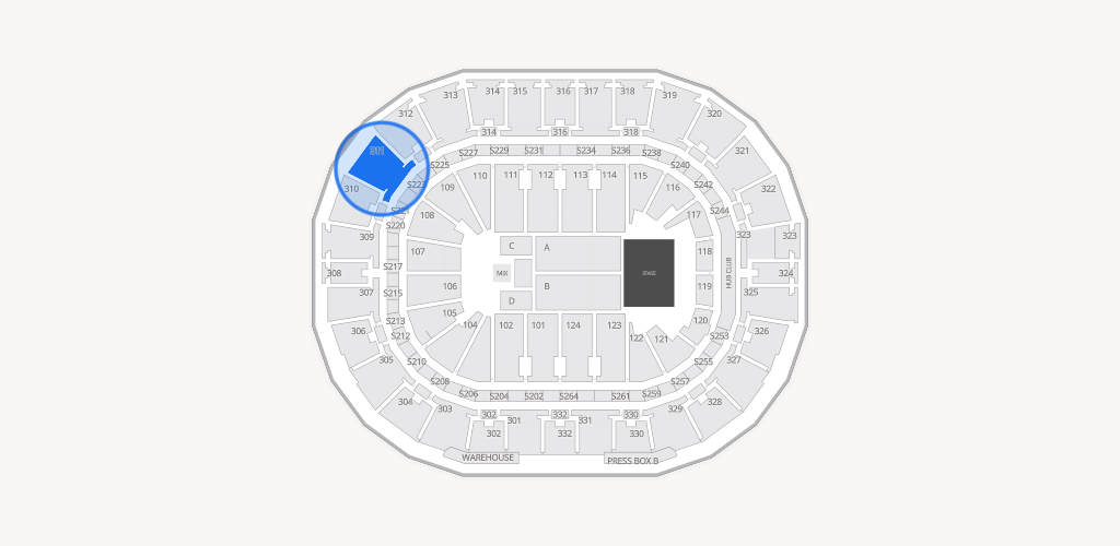 Smoothie King Center Seating Chart