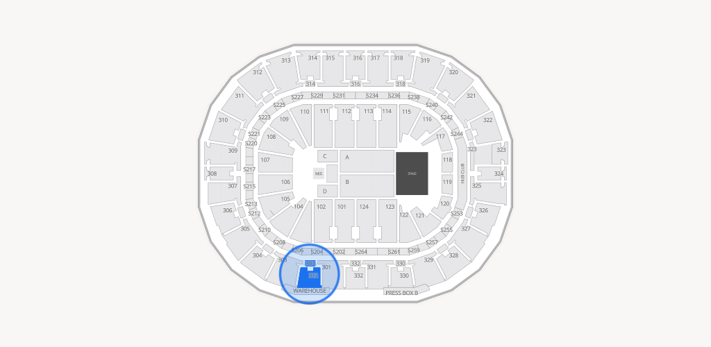 Smoothie King Center Seating Chart