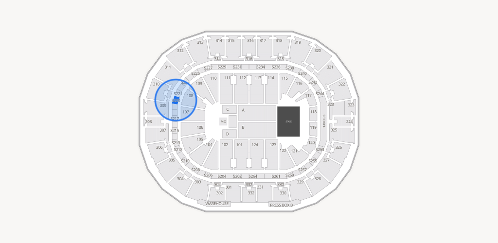 Smoothie King Center Seating Chart