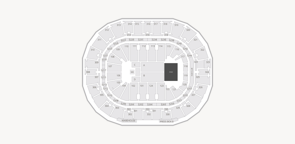 Smoothie King Center Seating Chart