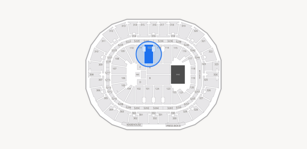 Smoothie King Center Seating Chart