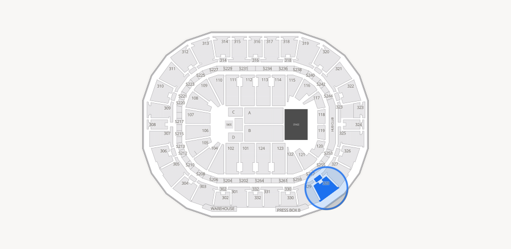 Smoothie King Center Seating Chart