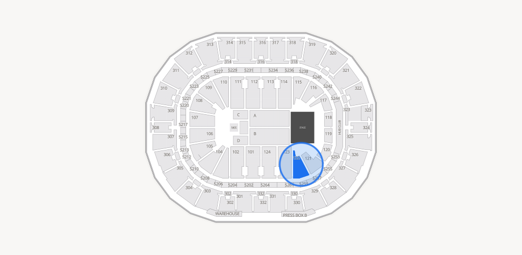 Smoothie King Center Seating Chart