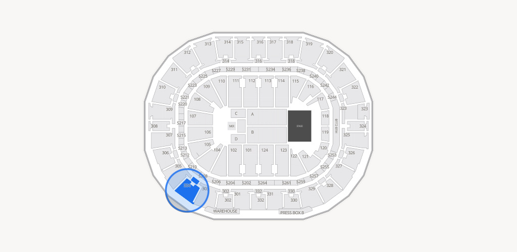 Smoothie King Center Seating Chart