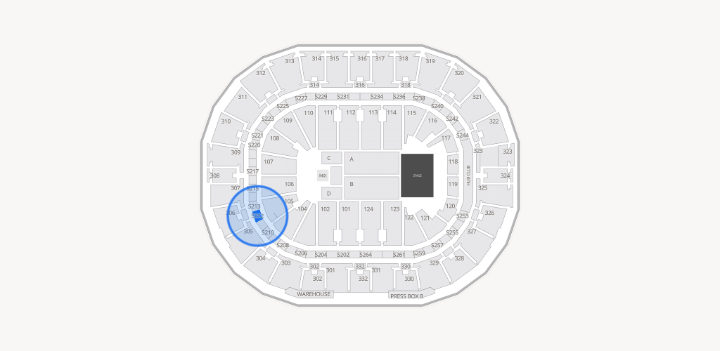 Smoothie King Center Seating Chart