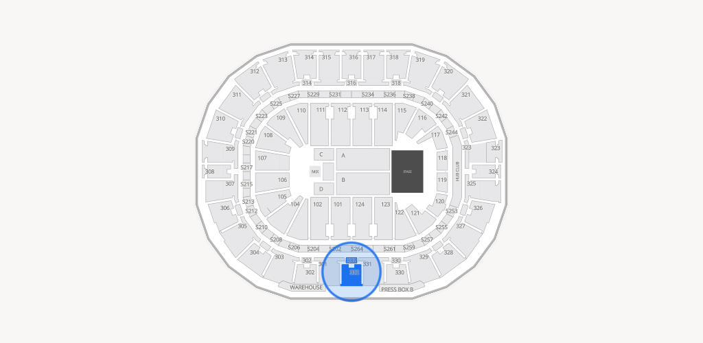 Smoothie King Center Seating Chart