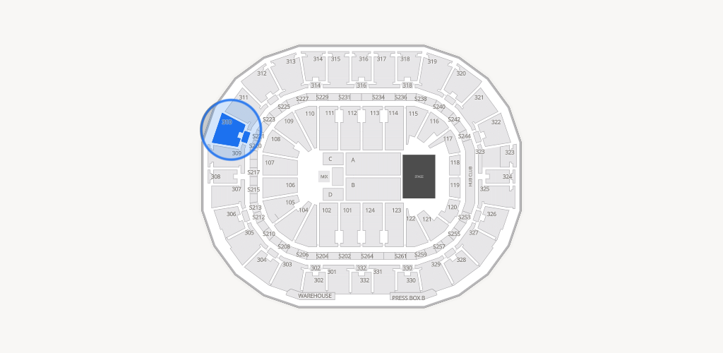 Smoothie King Center Seating Chart