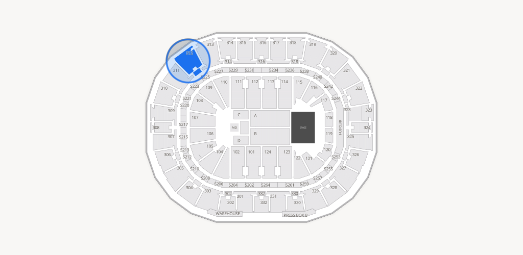 Smoothie King Center Seating Chart