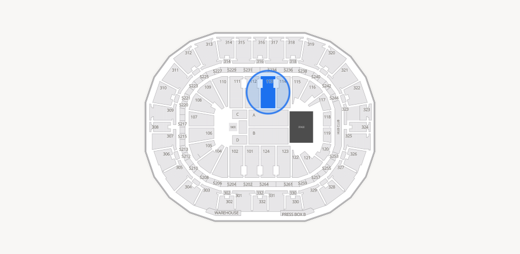 Smoothie King Center Seating Chart