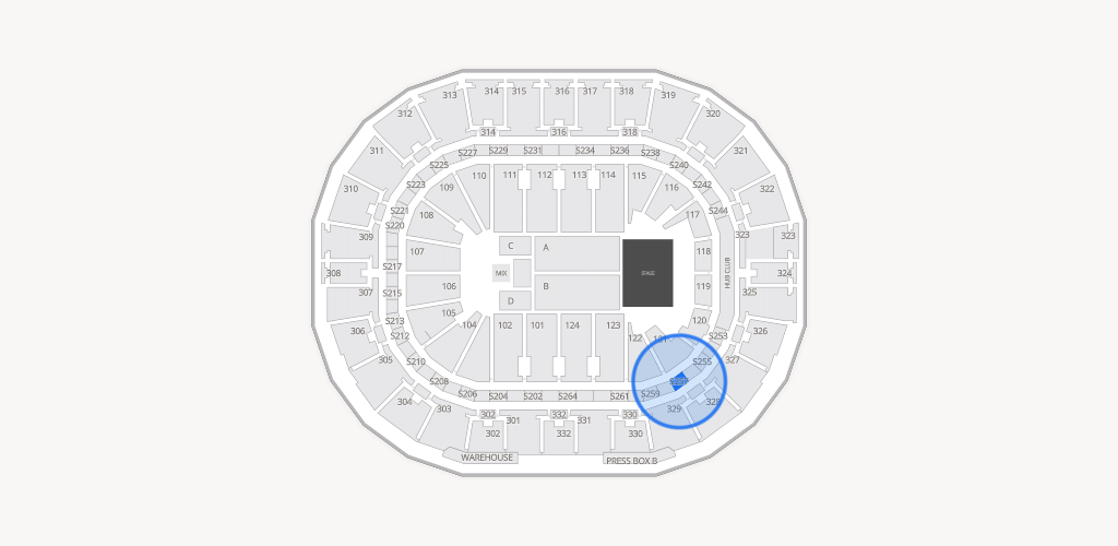 Smoothie King Center Seating Chart