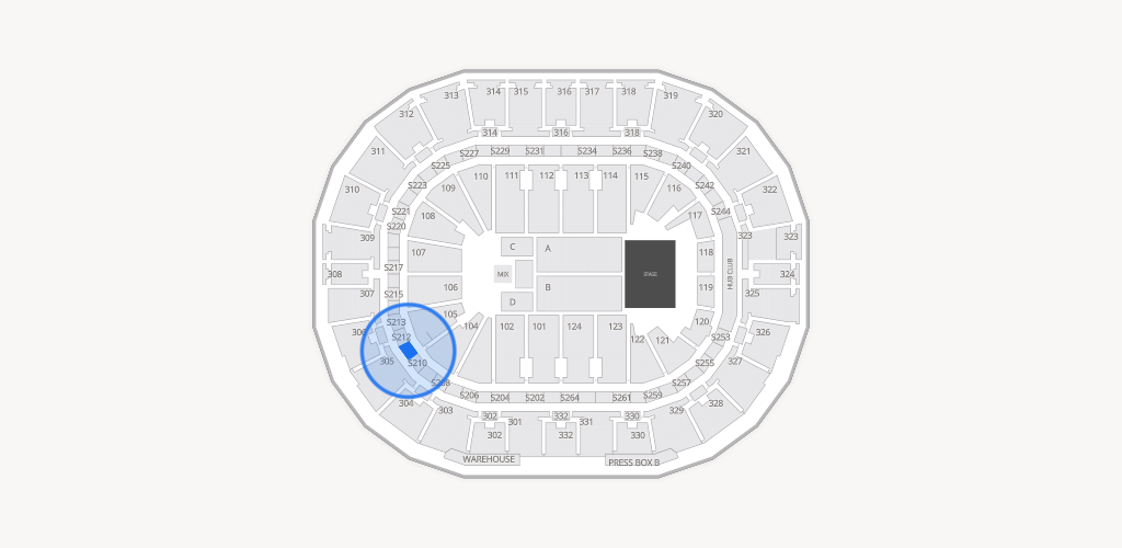 Smoothie King Center Seating Chart