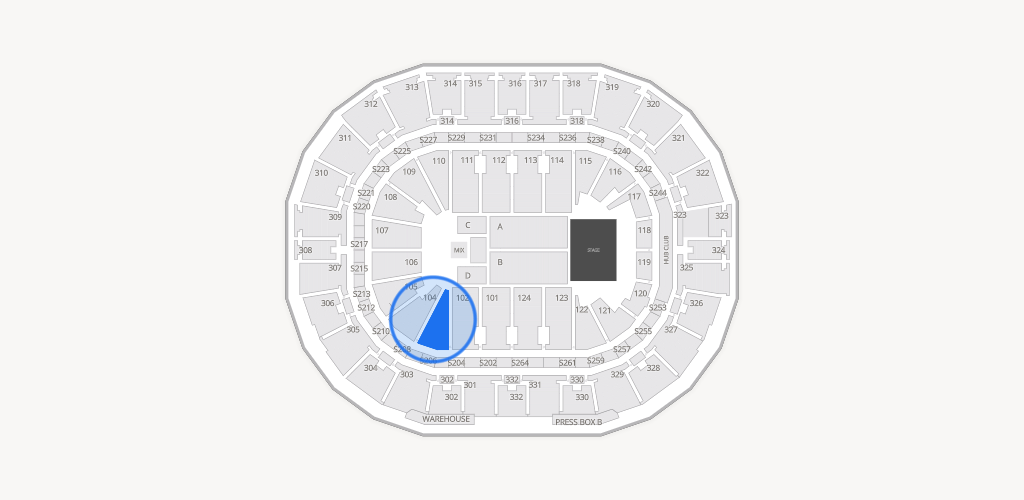 Smoothie King Center Seating Chart