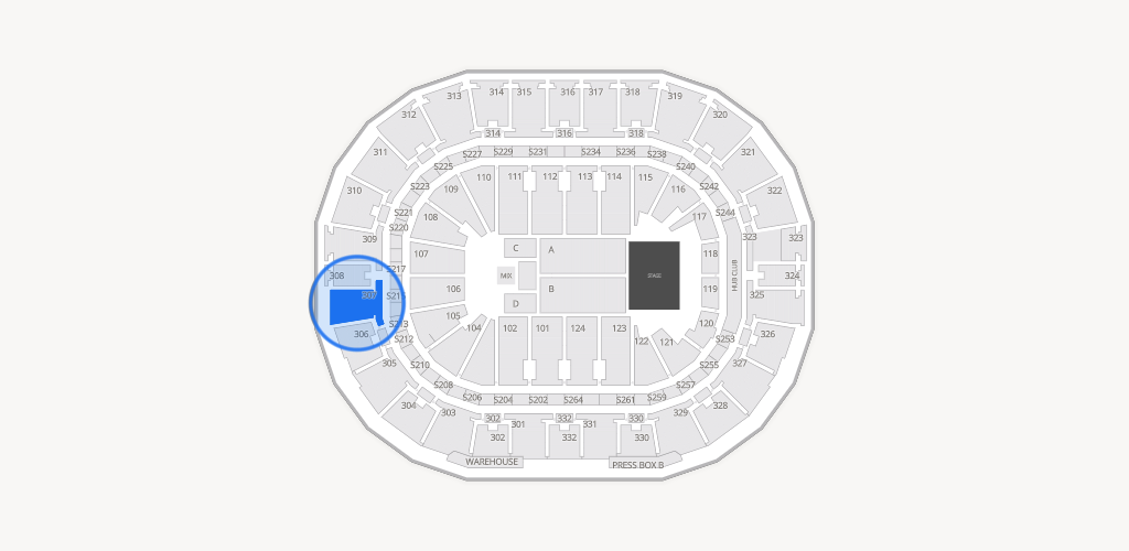 Smoothie King Center Seating Chart