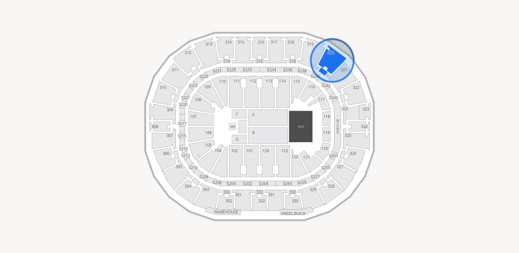 Smoothie King Center Seating Chart