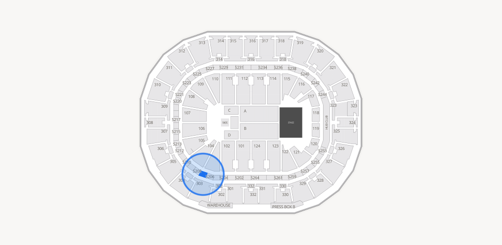 Smoothie King Center Seating Chart