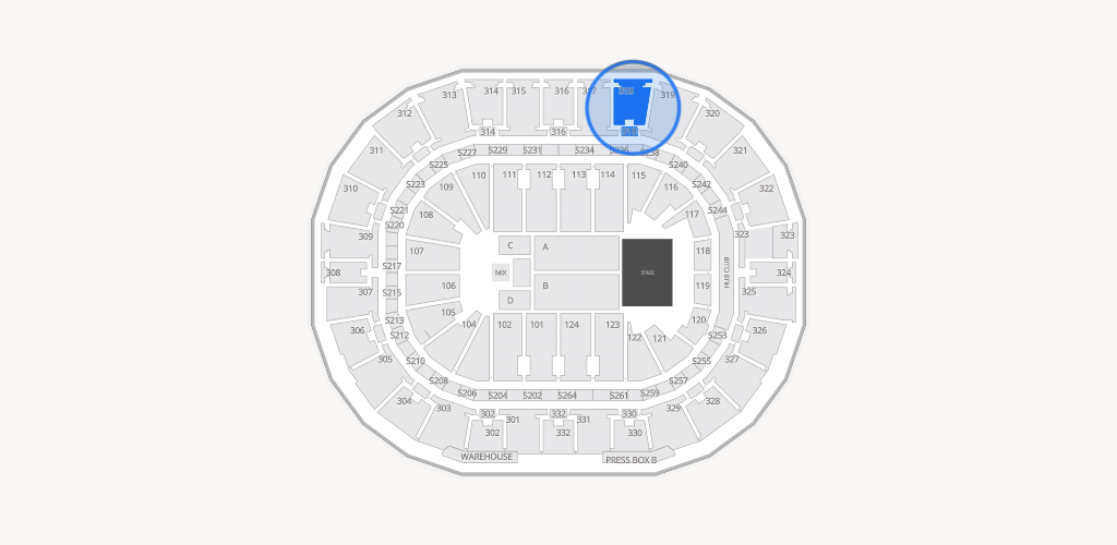Smoothie King Center Seating Chart