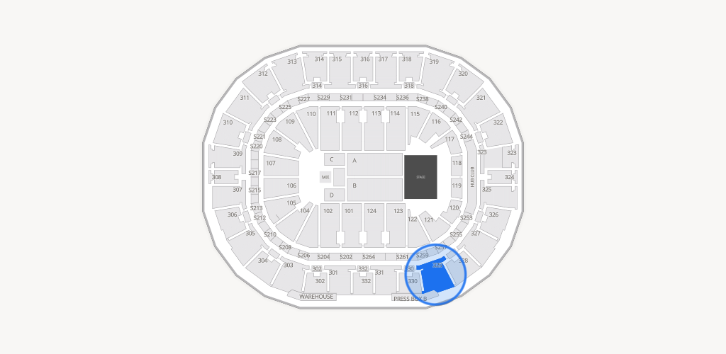 Smoothie King Center Seating Chart