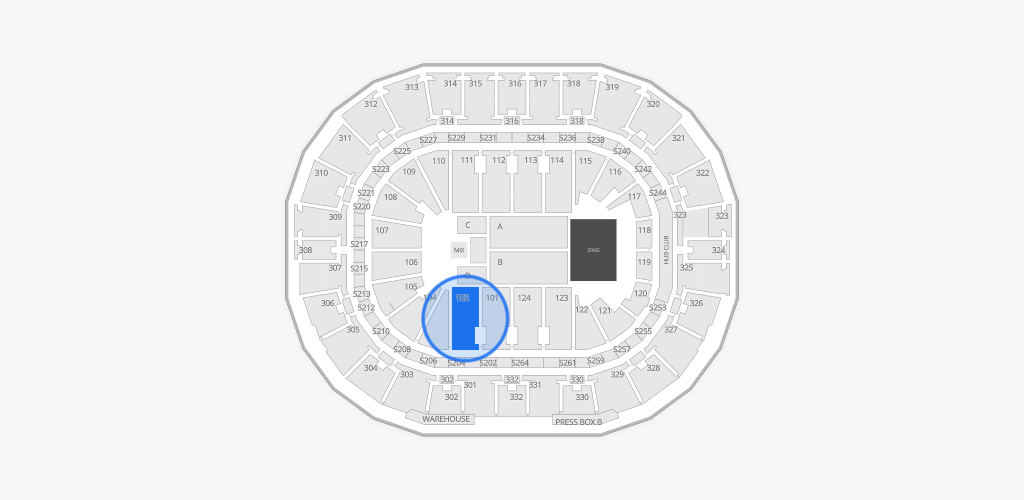 Smoothie King Center Seating Chart