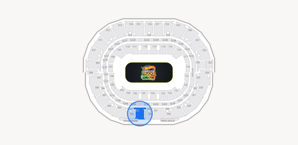 Smoothie King Center Seating Chart