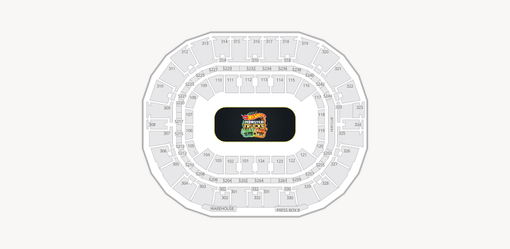 Smoothie King Center Seating Chart