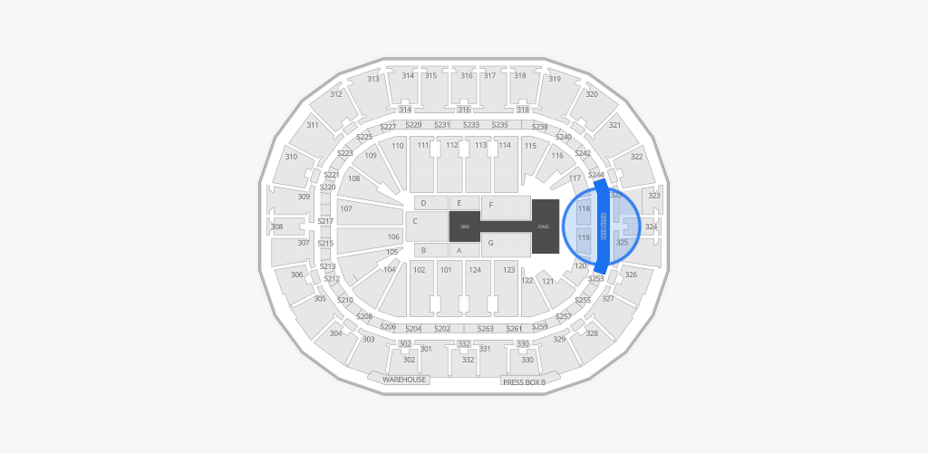 Smoothie King Center Seating Chart