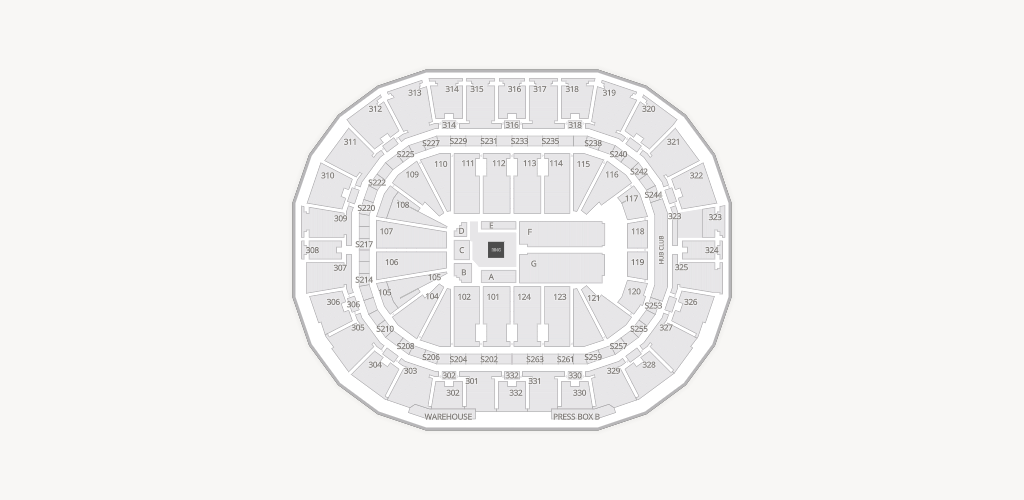 Smoothie King Center Seating Chart