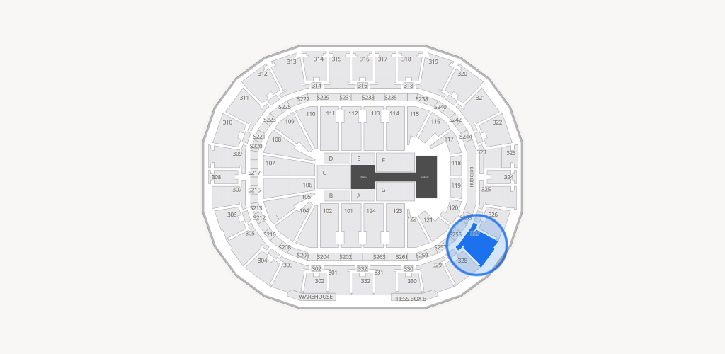 Smoothie King Center Seating Chart