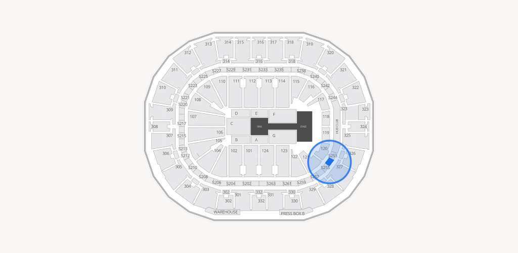 Smoothie King Center Seating Chart