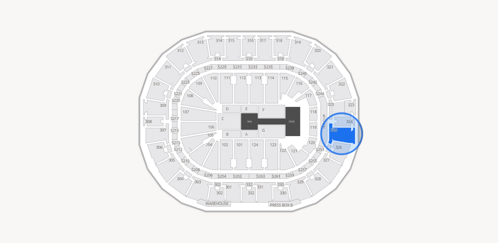 Smoothie King Center Seating Chart