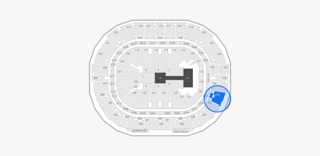 Smoothie King Center Seating Chart