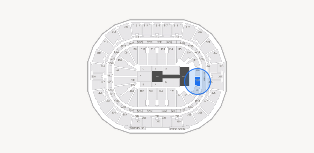 Smoothie King Center Seating Chart