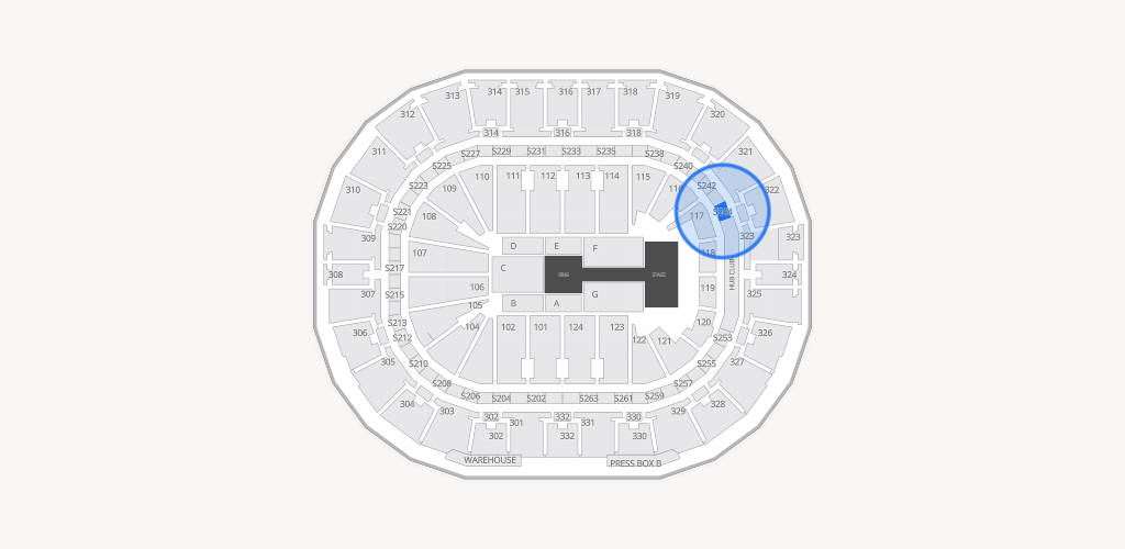 Smoothie King Center Seating Chart